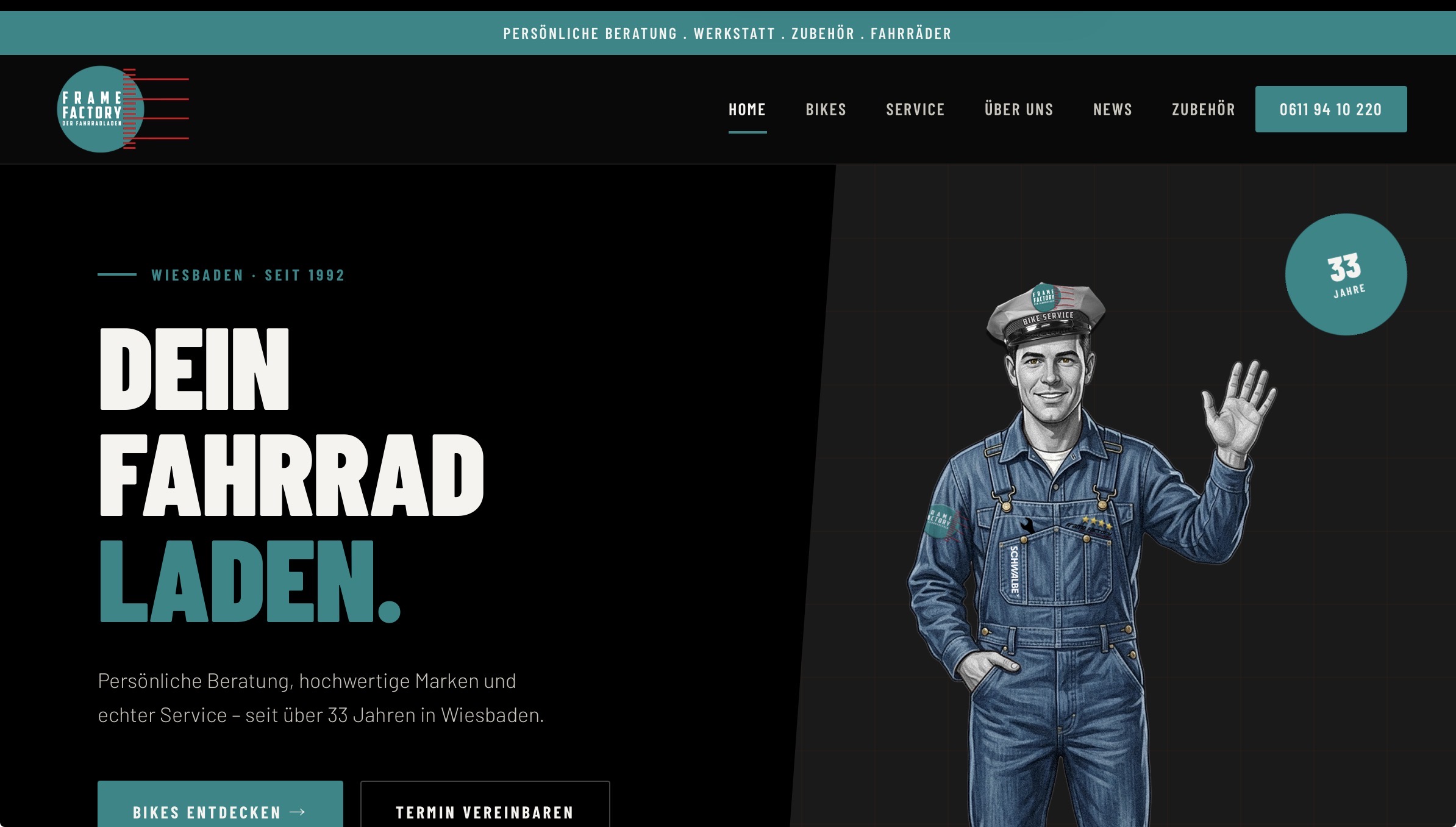 Website neu